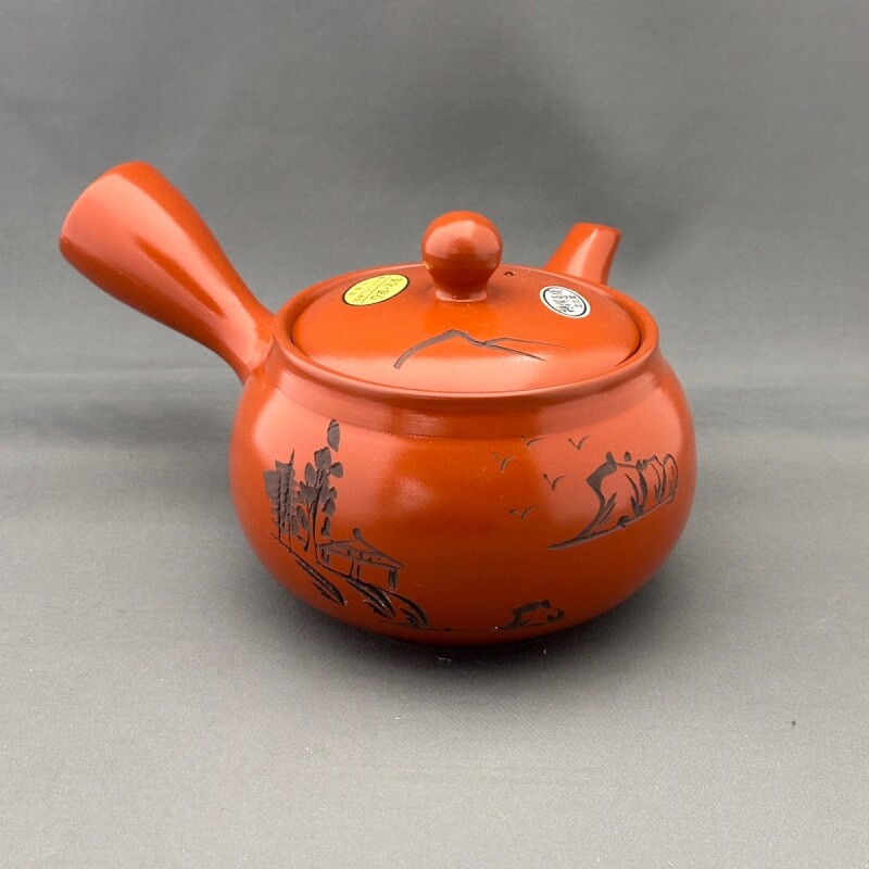 朱泥大きな急須｜茶器・煎茶道具｜京なごみオンラインショップ