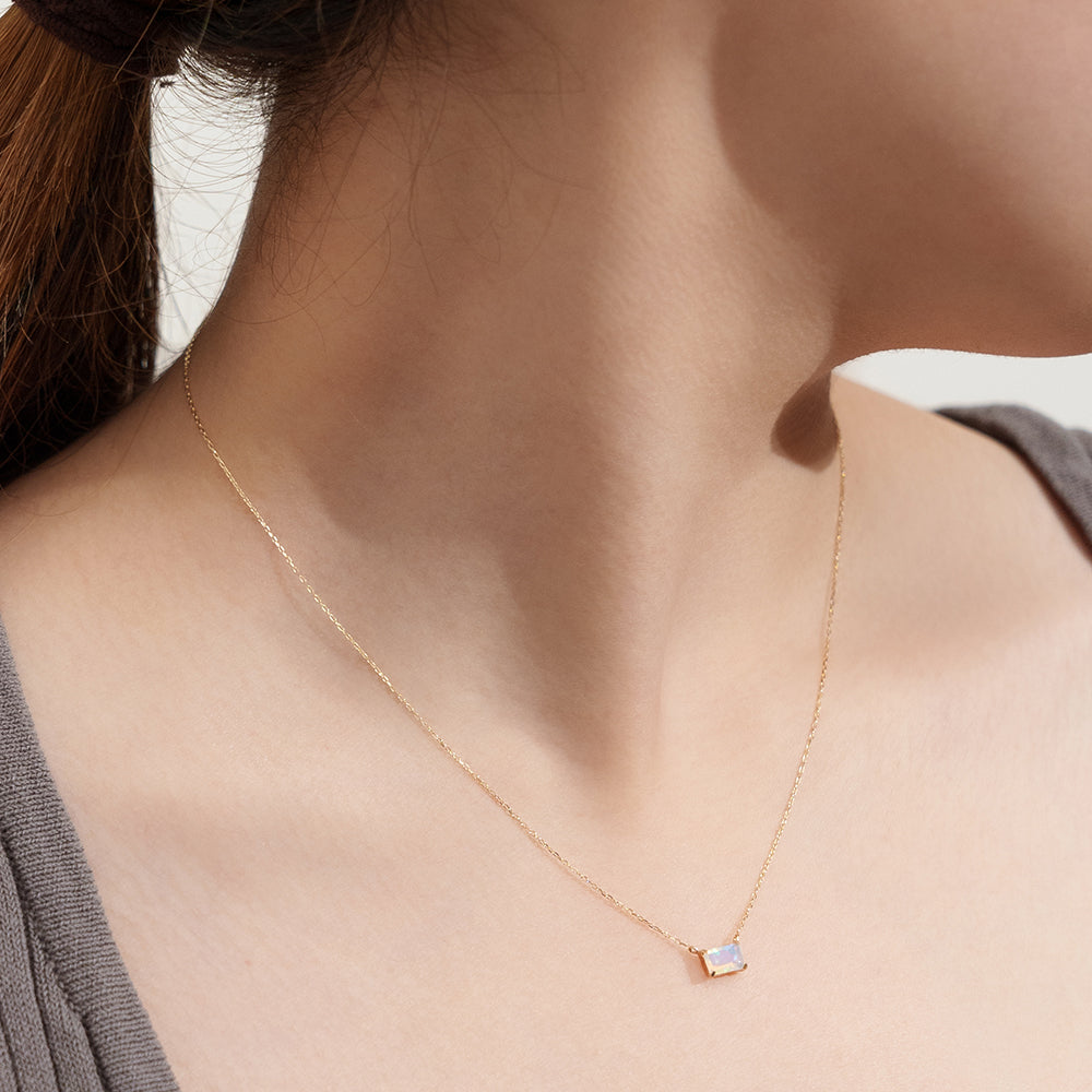 L&Co.(エルアンドコー)】ネックレス｜K10 オパール ネックレス（63