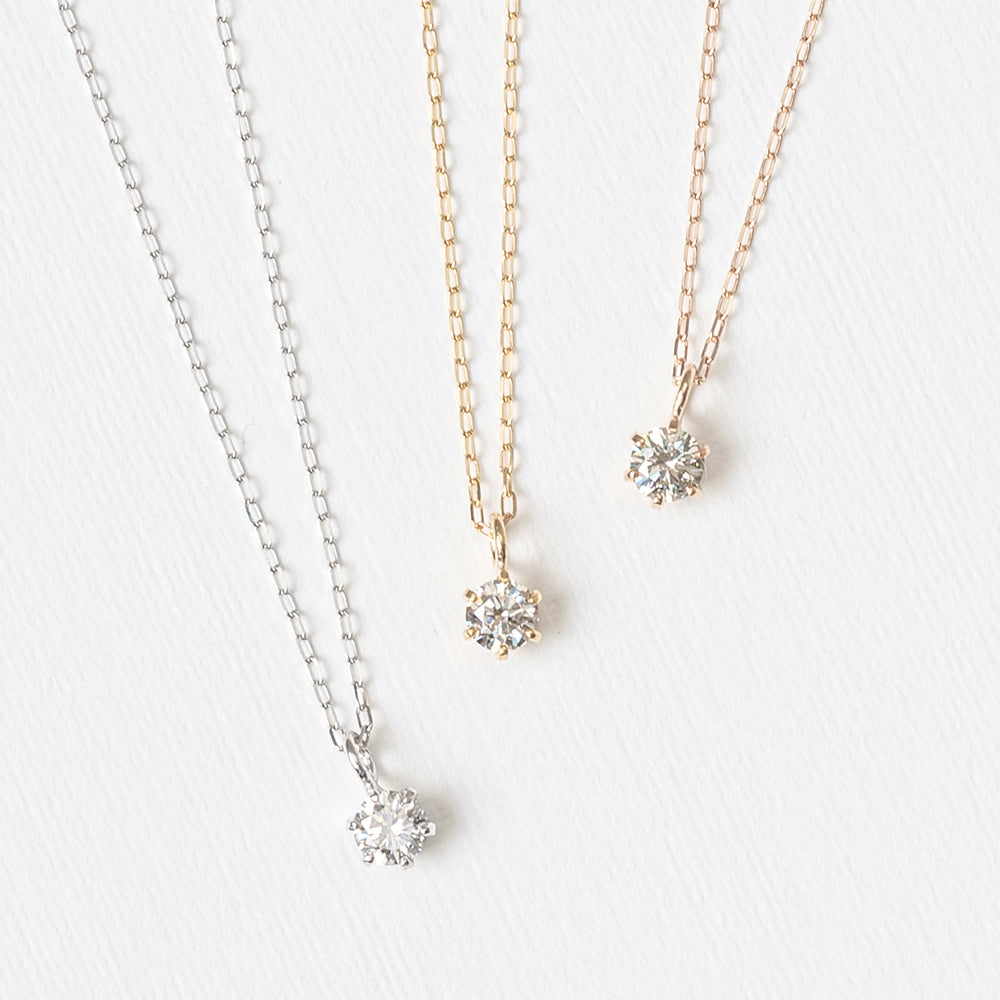 1粒石ダイヤモンドネックレス – tagged 