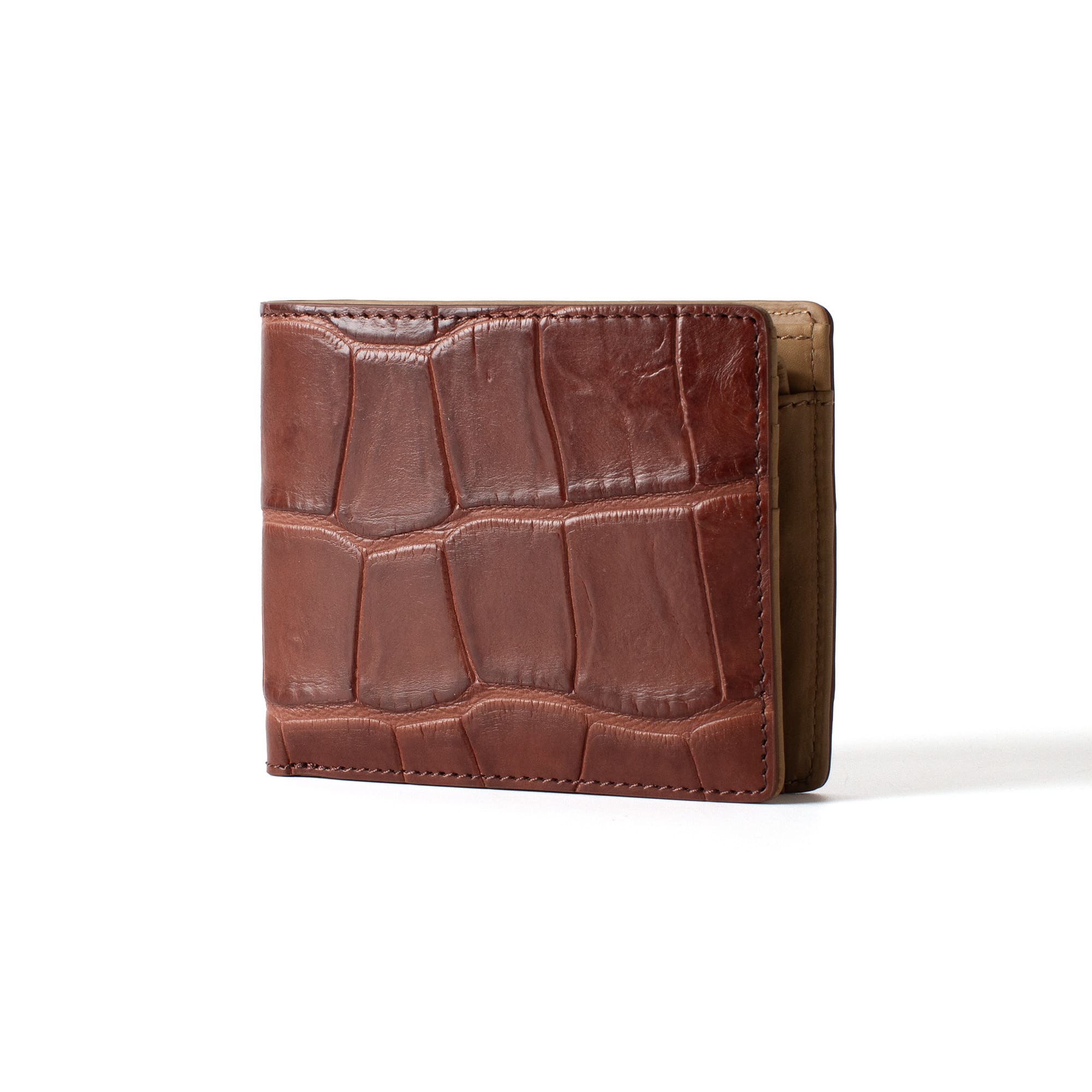 公式】 レザークラフトカンパニー 二つ折りウォレット Sebek ワニ革