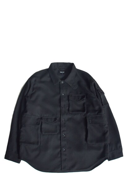 MODMNT T／TWEED UTILITY CPO SHIRT [Lampa]