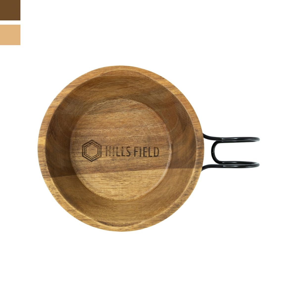 HILLS FIELD ウッディーシェラカップ アカシアorビーチウッド – Black