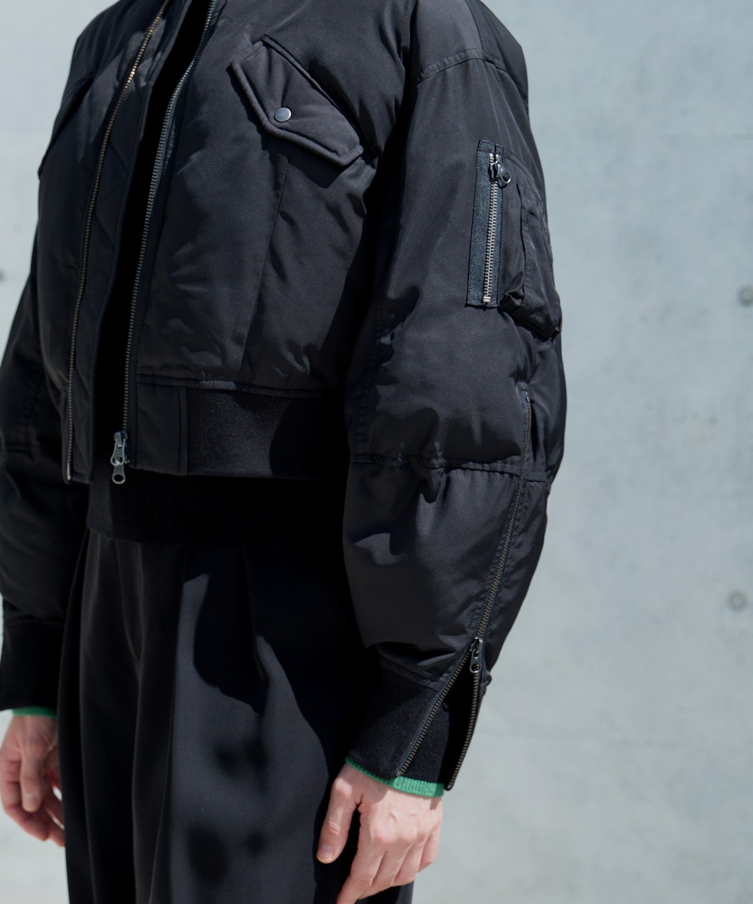 LAEMUSE SHORT PADDED MA-1 ジャケット定価27500円 SHORT PADDED MA-1