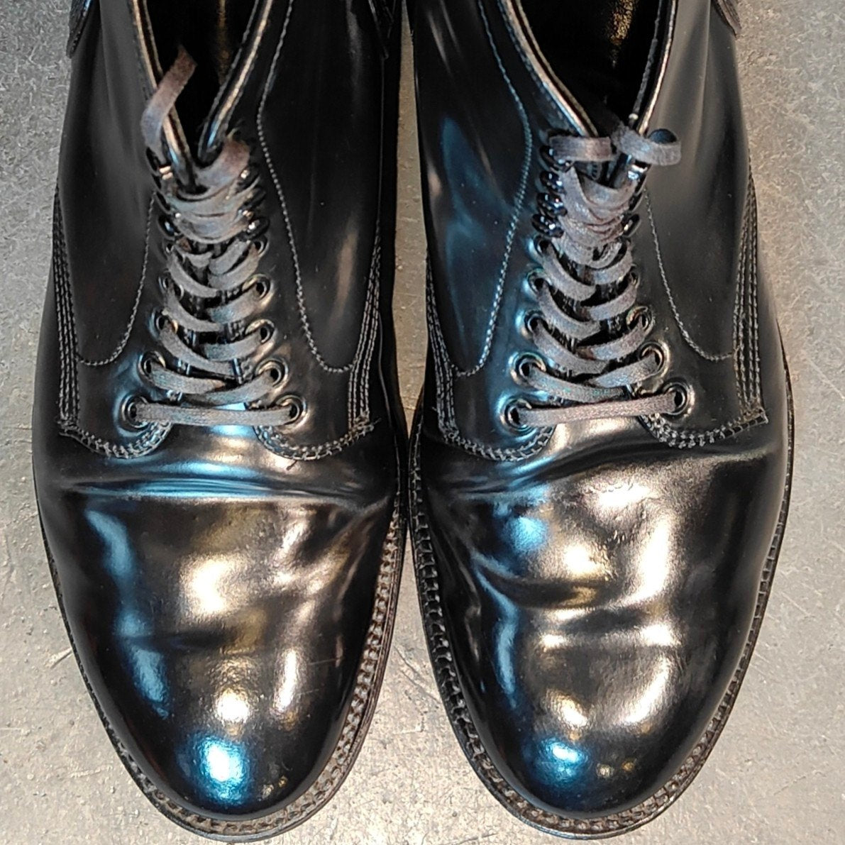 希少 【ALDEN】オールデン アナトミカ別注 1124 プレーントゥ ブーツ