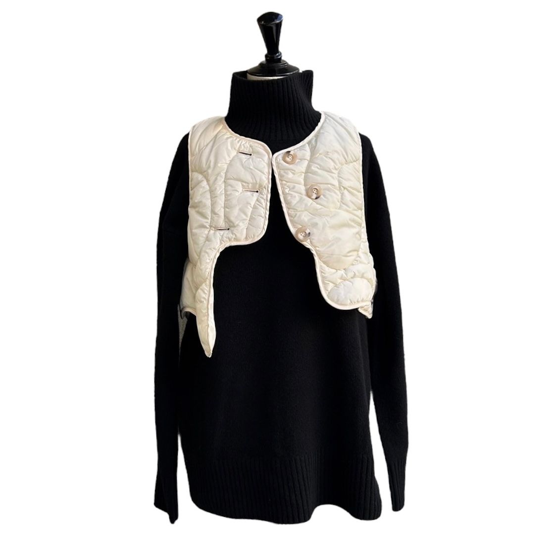 ENFOLD - SKIN VEST / ダウンベスト / レディース / オフホワイト