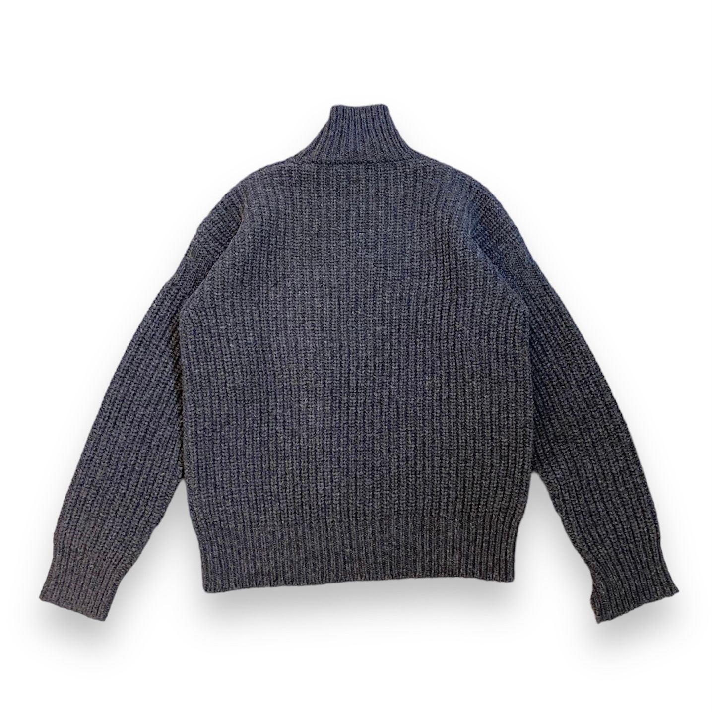 MARNI - バージンウール ロゴニット / タートルニット / ダメージ加工