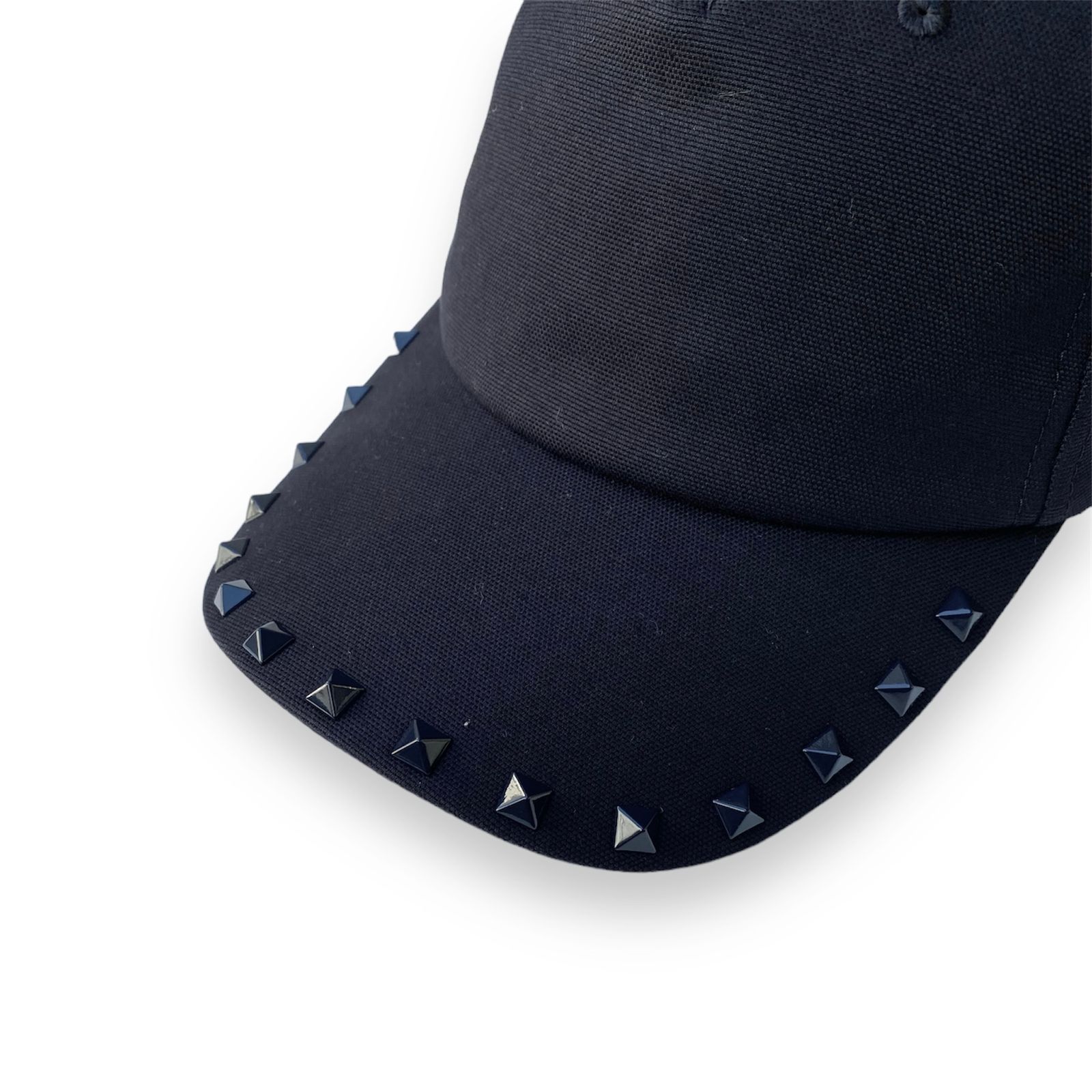 VALENTINO - ロックスタッズ アップリケ コットン ベースボール