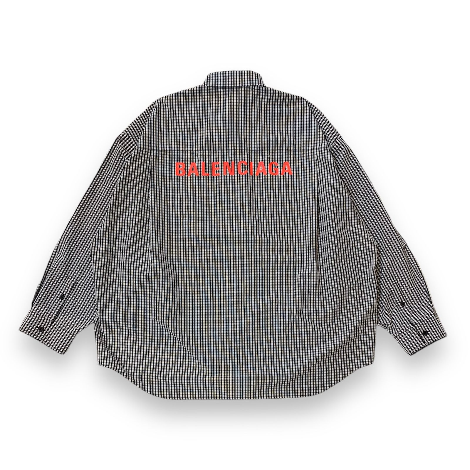BALENCIAGA - BALENCIAGA シャツ オーバーサイズ / チェックシャツ