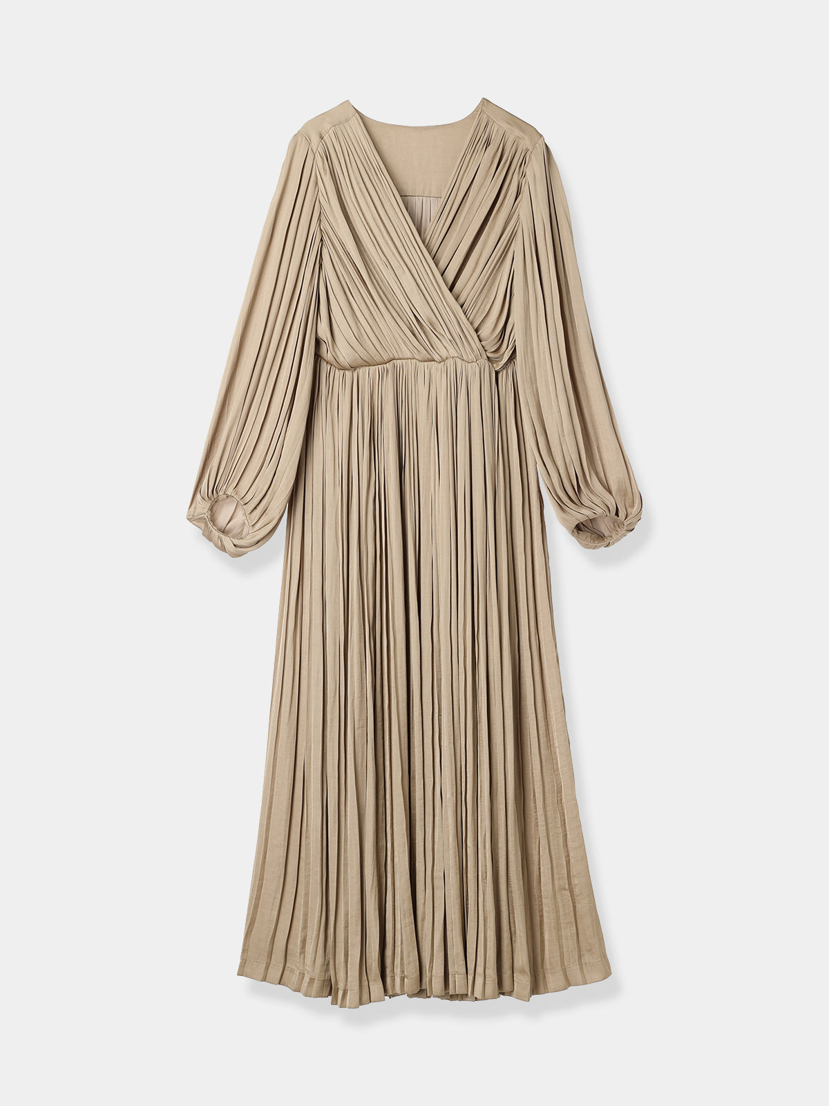 再入荷】Flare pleats Dress – L'AUBE BLANC