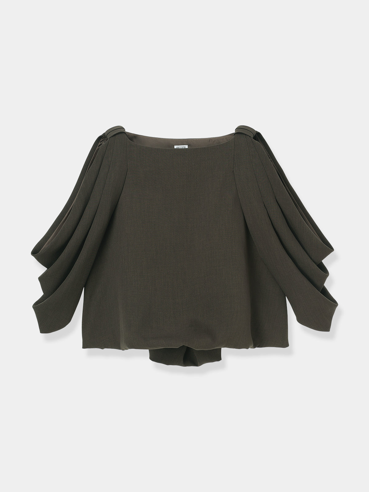 再入荷】Drape Sleeve Balloon Tops – L'AUBE BLANC