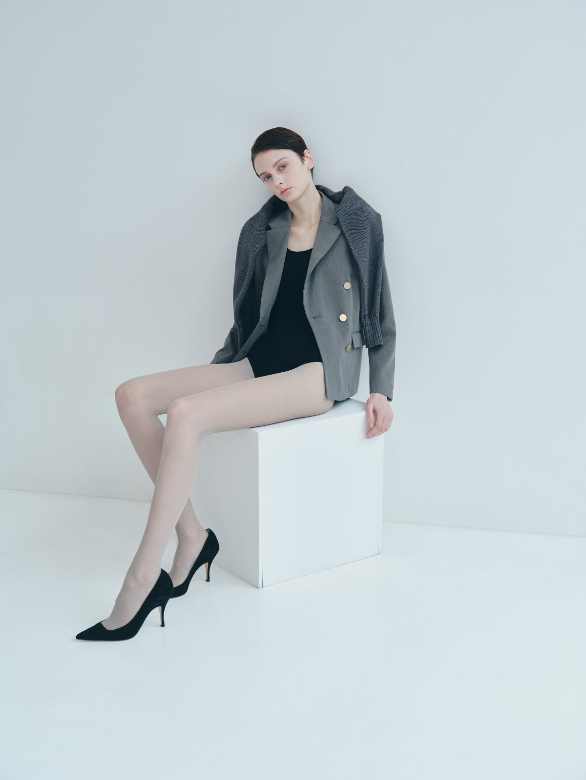 Double breasted Blazer – L'AUBE BLANC