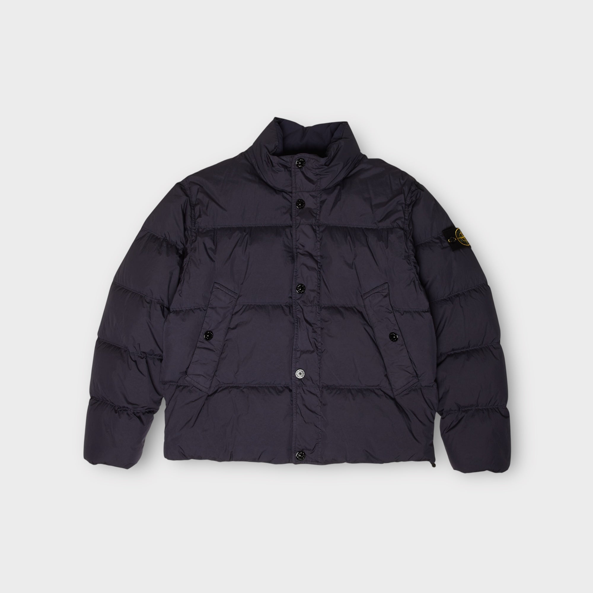 Stone Island Garment Crinkle Reps Down Jacket In Navy – Le-fix.com