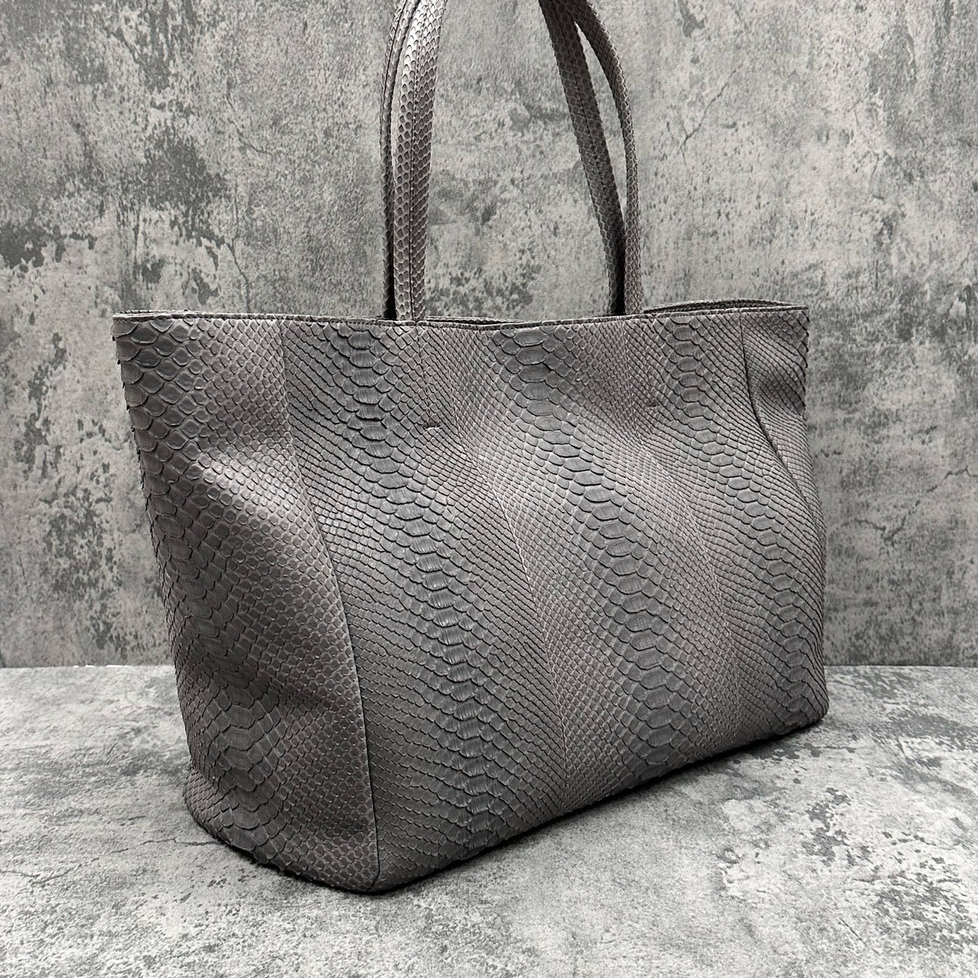 パイソン トートバッグ SPERANZA - GRAPHITE/グラファイト – Le'sac