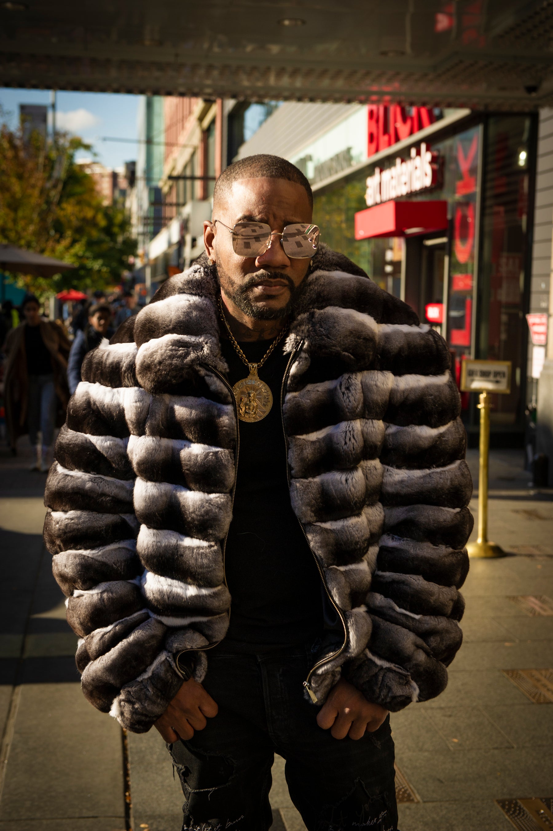 Men's Chinchilla Bomber Jacket – LeatherKloset