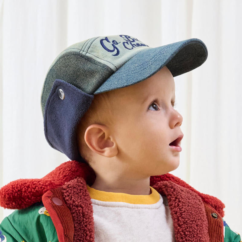 BOBO CHOSES（ボボショーズ）2025AW Go Bobo Denim cap デニムキャップ