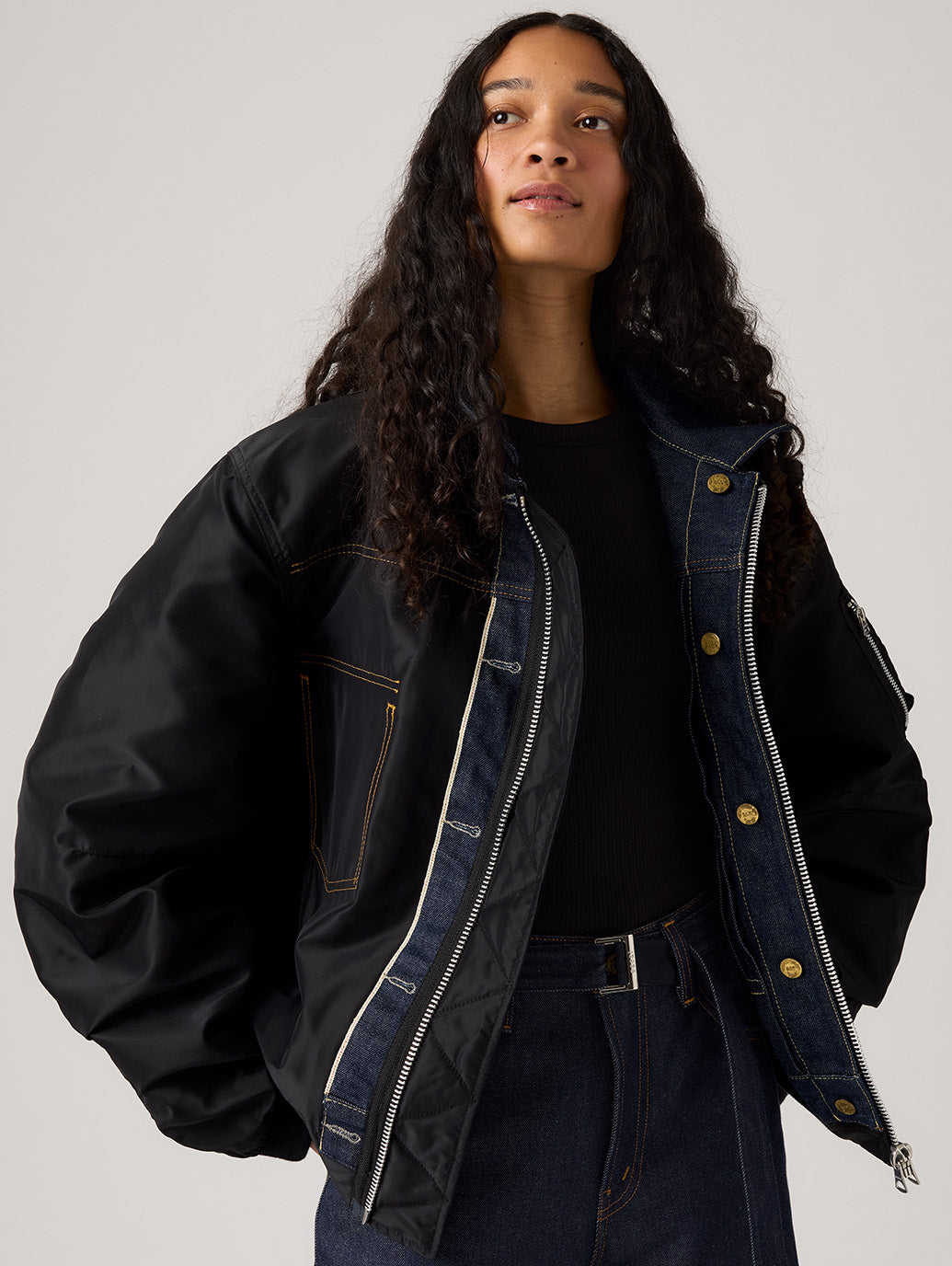 Levi's® x sacai Men's Denim x Nylon Twill Reversible Blouson