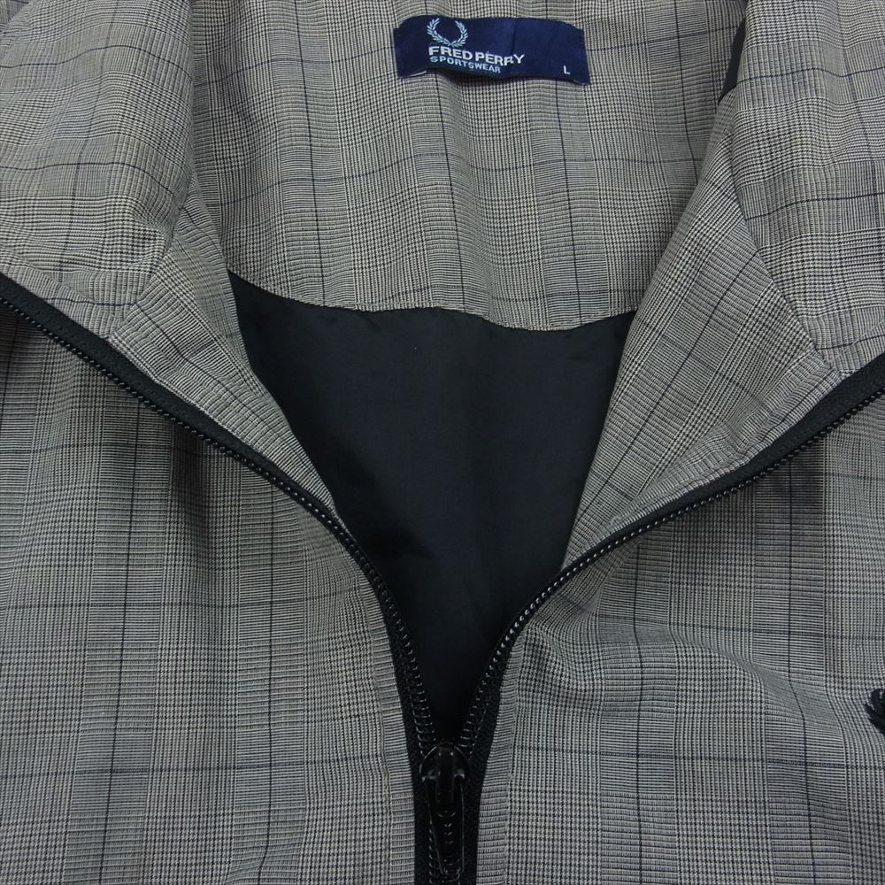 FRED PERRY フレッドペリー J7624 グレンチェック フルジップ ジップ