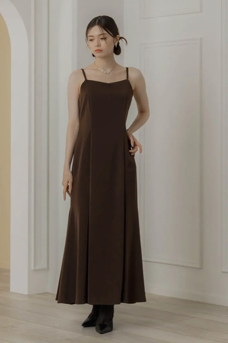 ブラウンのリーフブラウスマーメイドドレス | Dorry doll | M | 結婚式