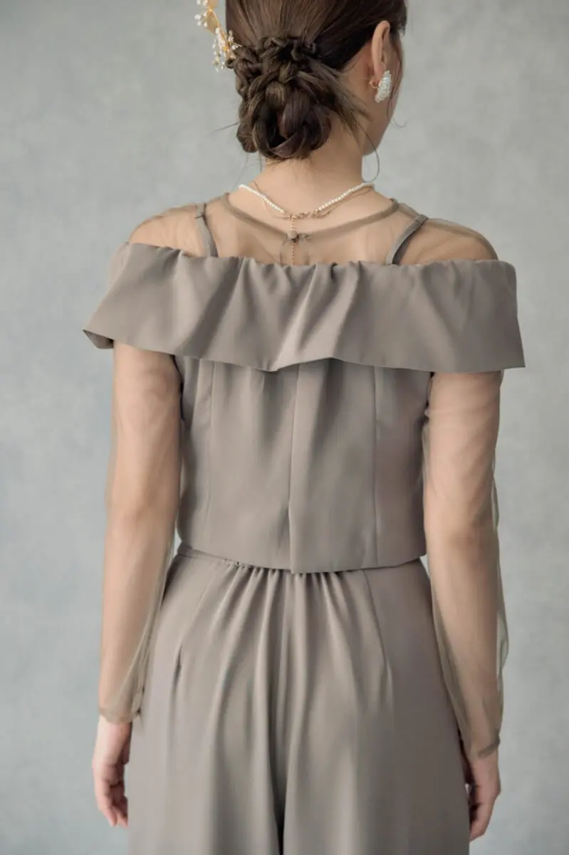 ベージュのMulti wayyトップスセットパンツドレス | LE' RURE | M