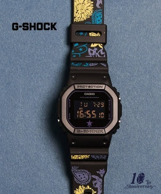 CONVERSE TOKYO 10TH コラボG-SHOCK！オリジナルのペイズリー柄を