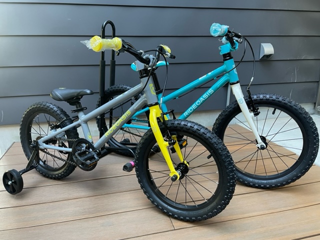 送料込み 純正カゴ付き ヨツバサイクル Zero 18インチ ラムネブルー