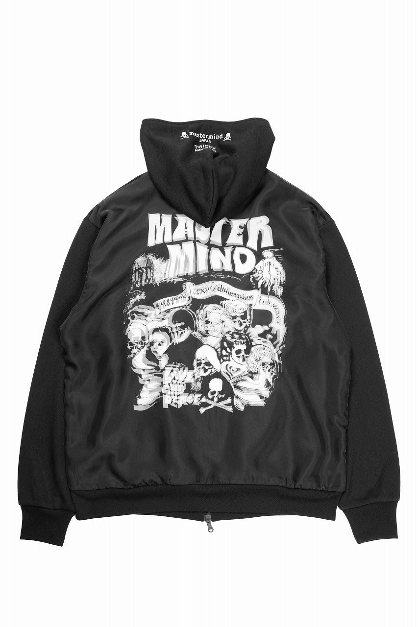 mastermind JAPAN x TRIPPY MIKIO ART ZIP PARKA ROCK STARS (BLACK)の