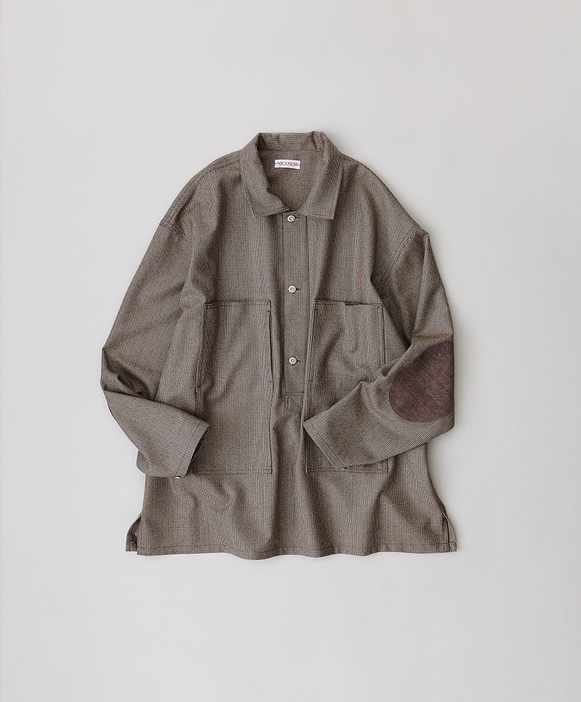 NICENESS ENO マリン プルオーバー BROWN L