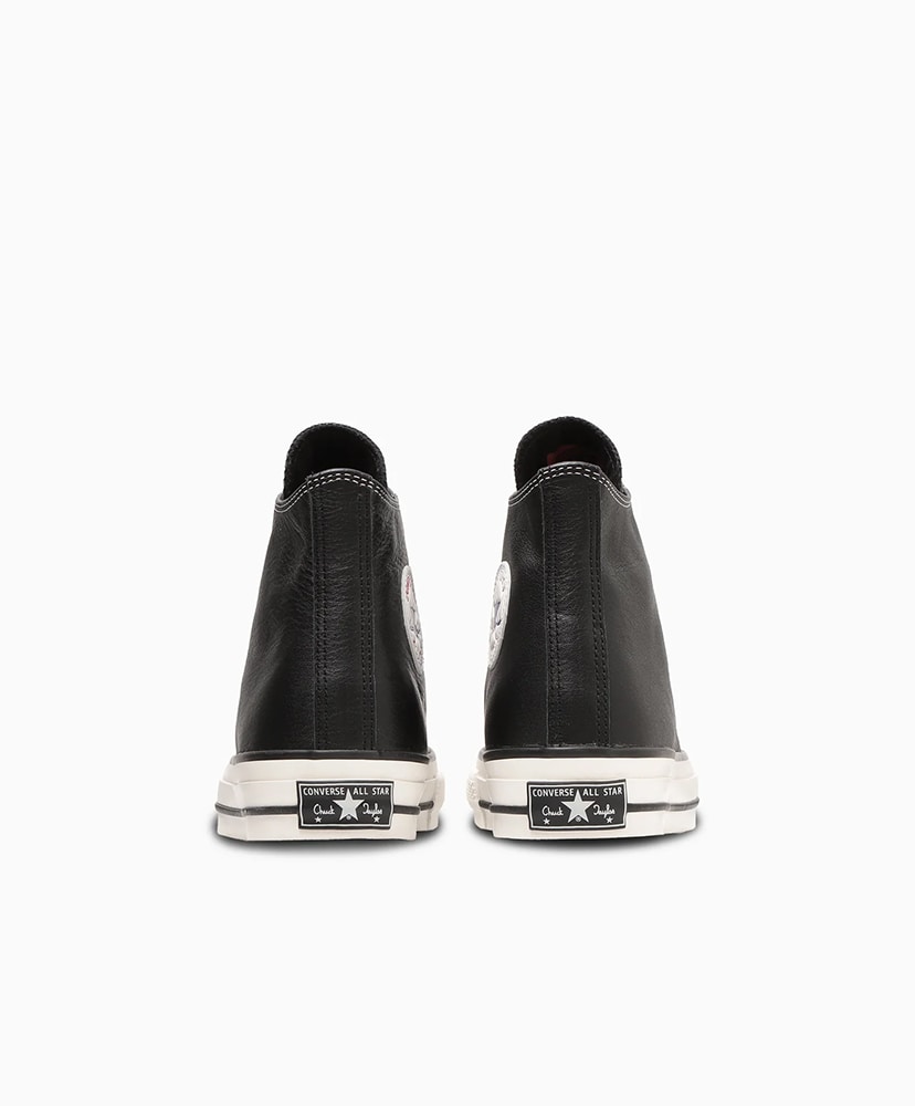 CHUCK TAYLOR LEATHER HI(23.5cm Black/ブラック): CONVERSE ADDICT