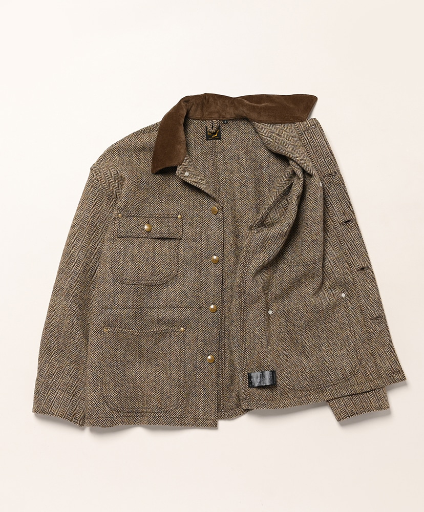 Harris Tweed Relax Fit Coverall(1(MEN) Khaki/カーキ): orSlow