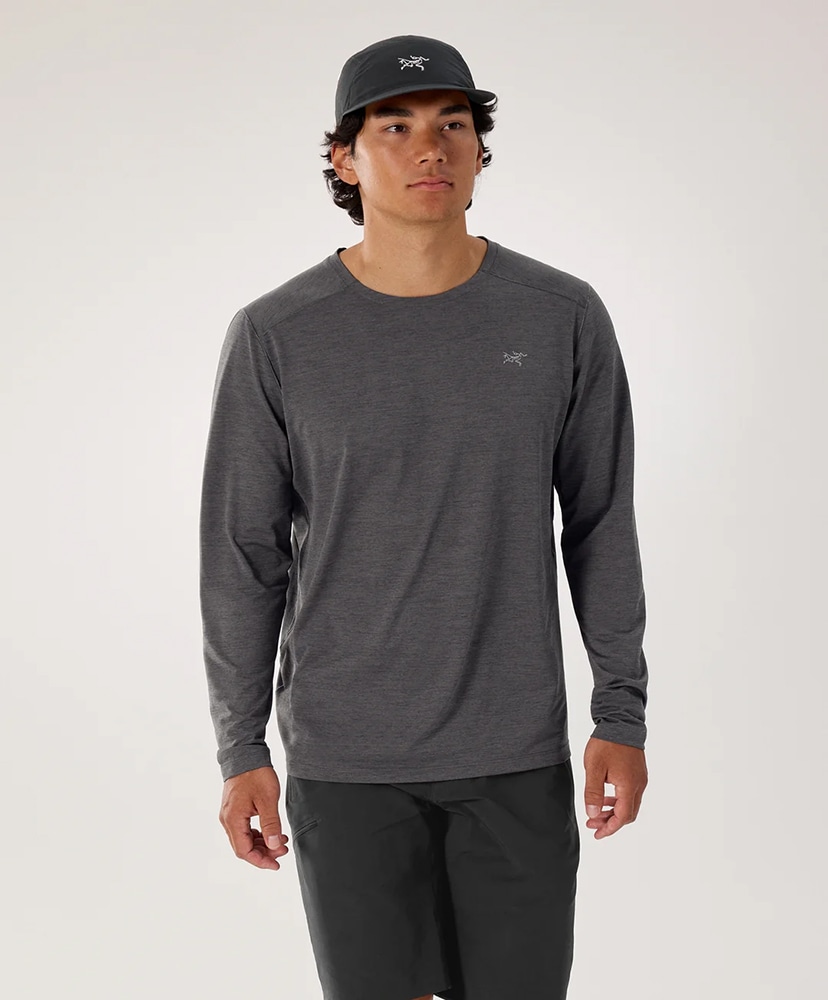 Cormac Crew LS M(L(MEN) Black Heather/ブラックヘザー): ARC'TERYX
