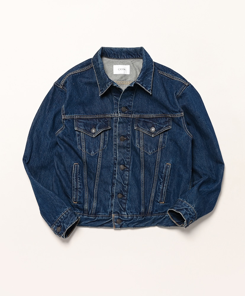 4 Pocket Denim Jacket(42(MEN) Dark Blue Damage/ダークブルー