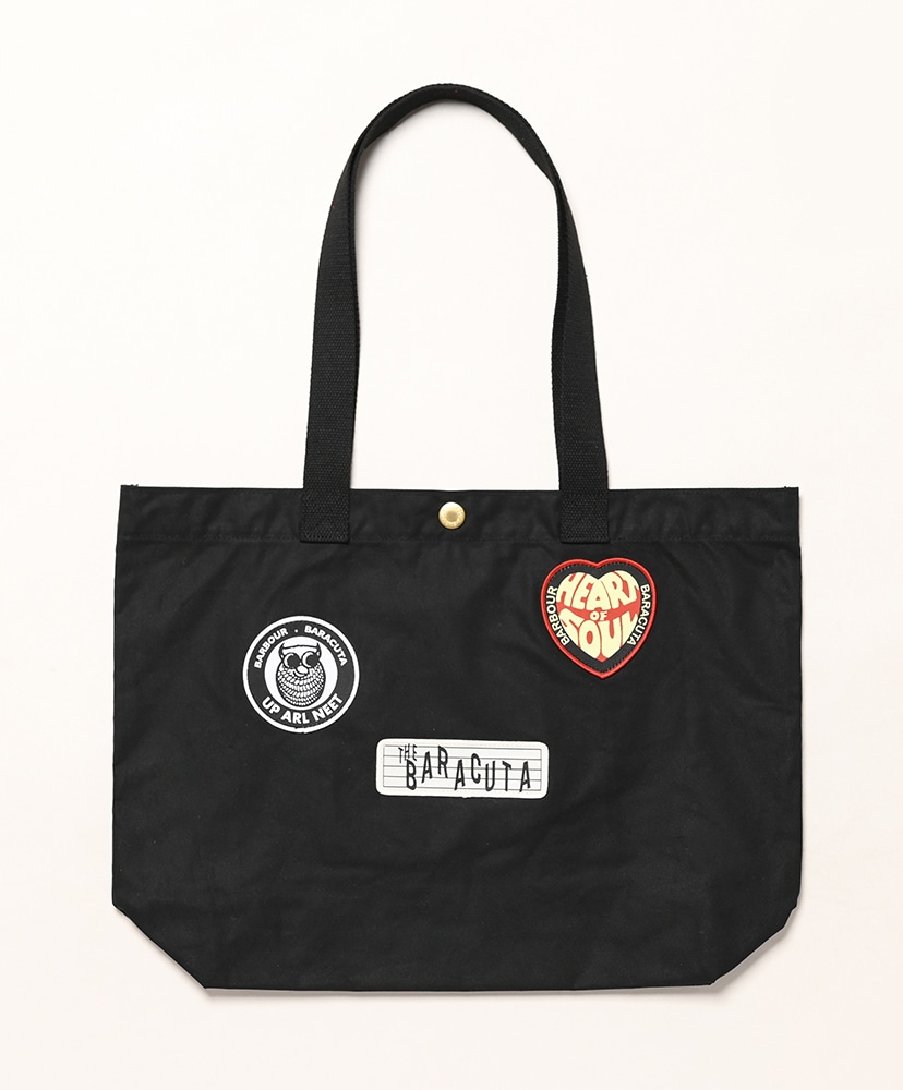 BARBOUR×BARACUTA Tote Bag(ONE Black/ブラック): Barbour
