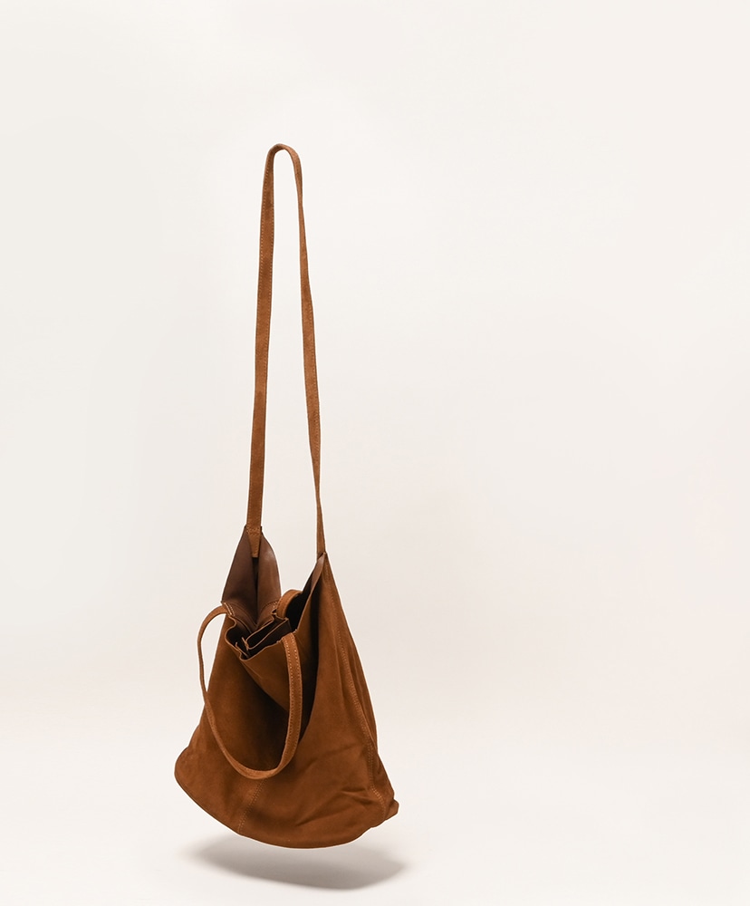 3Way Medium Tote Oil Suede (Long)(M-Long Brown/ブラウン): Morphee