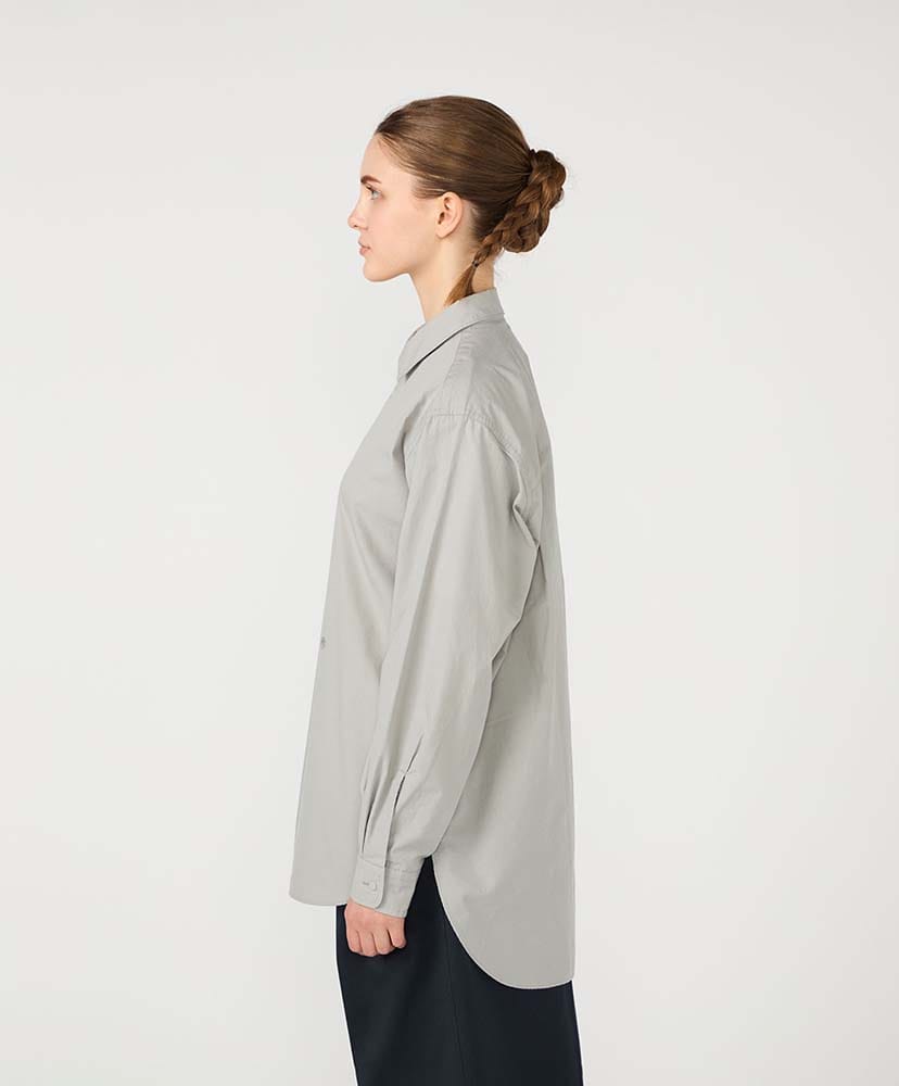 Regular Collar Wind Shirt(0(WOMEN) H/グレー): nanamica