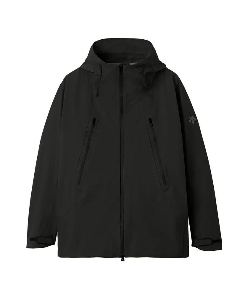 HARD SHELL JACKET CREAS(L(MEN) ブラック（BK00）): DESCENTE ALLTERRAIN
