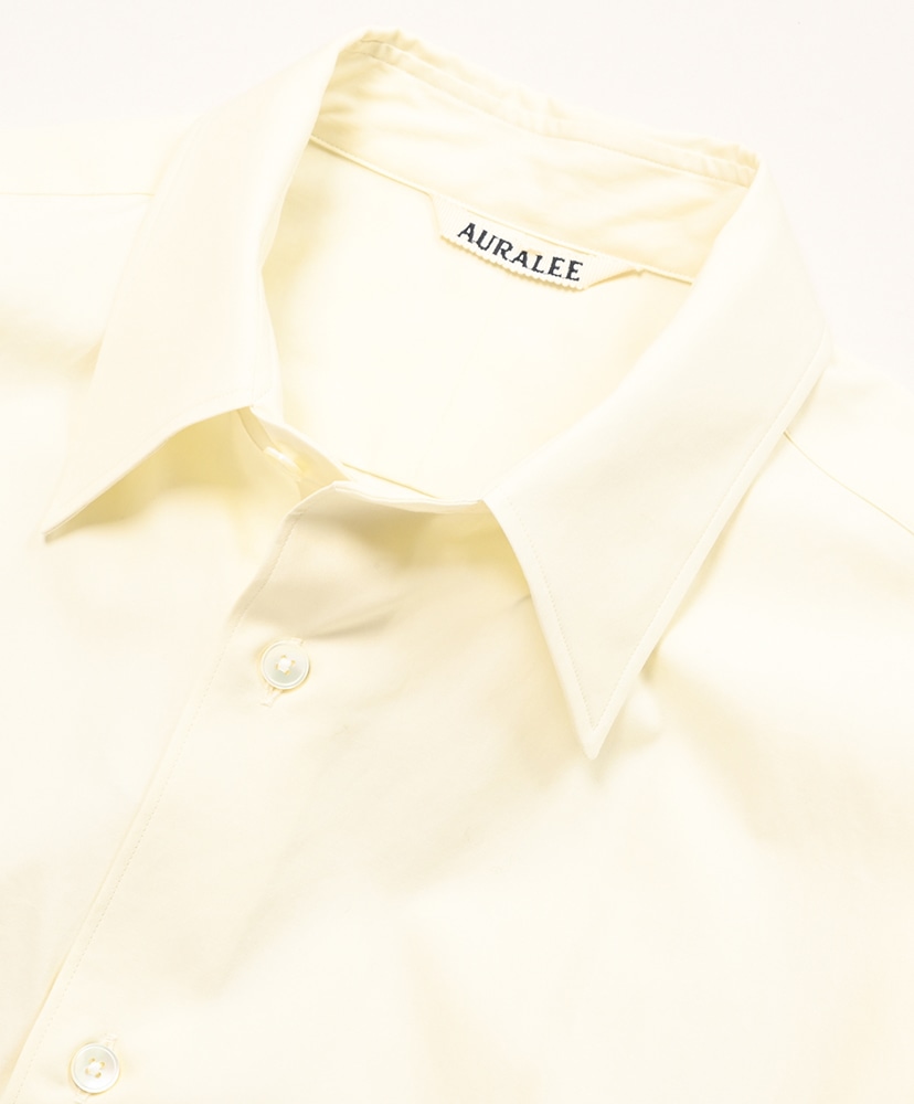 Washed Finx Twill Shirt(3(MEN) Light Blue/ライトブルー): AURALEE