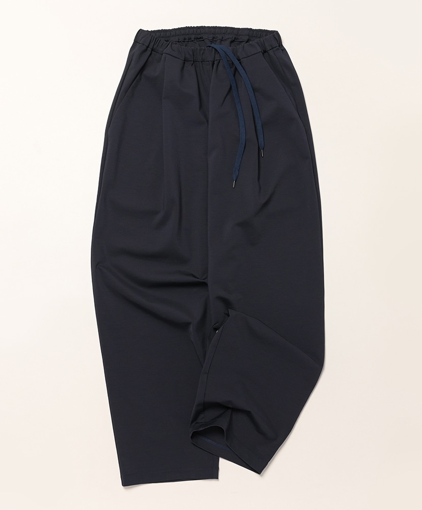 Men Cotton Nylon One Tuck Easy Pants(1(MEN) Black/ブラック): BATONER