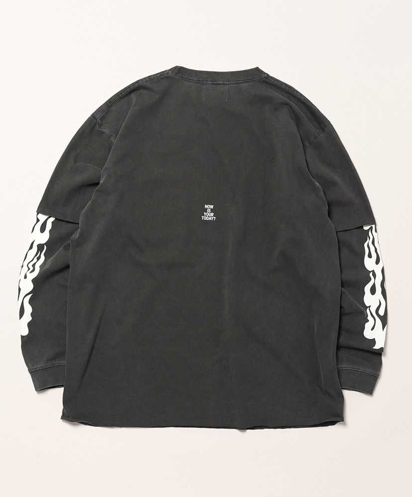 TROMPE L'OEIL #01 LS Tee(L(MEN) Black/ブラック): TODAY edition