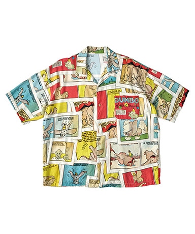 DISNEY VC / PC ALOHA COLLECTION ALOHA SHIRT / DISNEY DUMBO(L(MEN