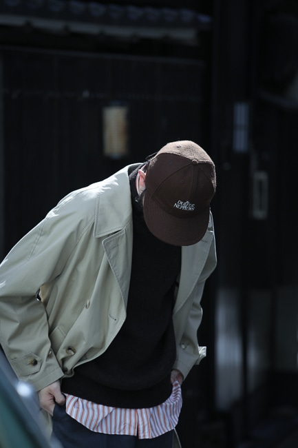 COMME des GARCONS HOMME [ コムデギャルソン オム] 綿染め トレンチコート