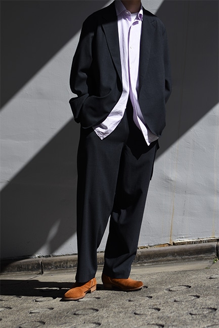 blurhrms/ブラームス】Washed Wool Voile Cardigan Jacket