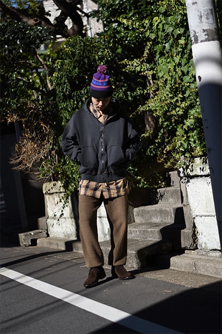 NEXUS Ⅶ./ネクサスセブン】Damaged W-Face Hoodie