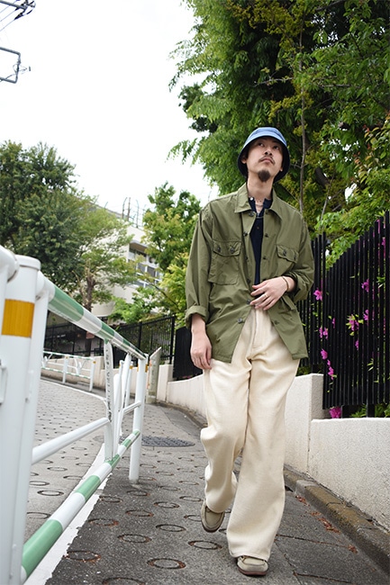 SASSAFRAS/ササフラス】 G.D.U. Jacket - Supima Typewriter
