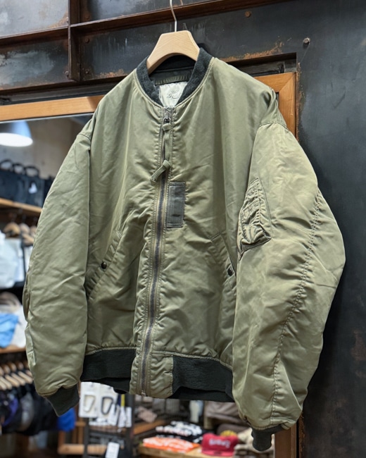 gold / ゴールド Climashield Padding Oversized MA-1 20241102