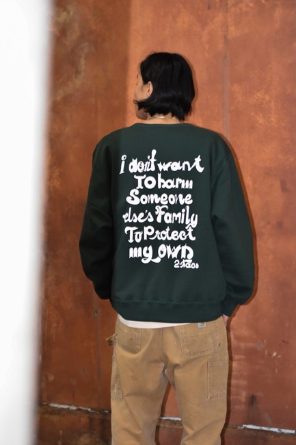 BROWN by 2-tacs/ブラウンバイツータックス Print-Sweat 20250109