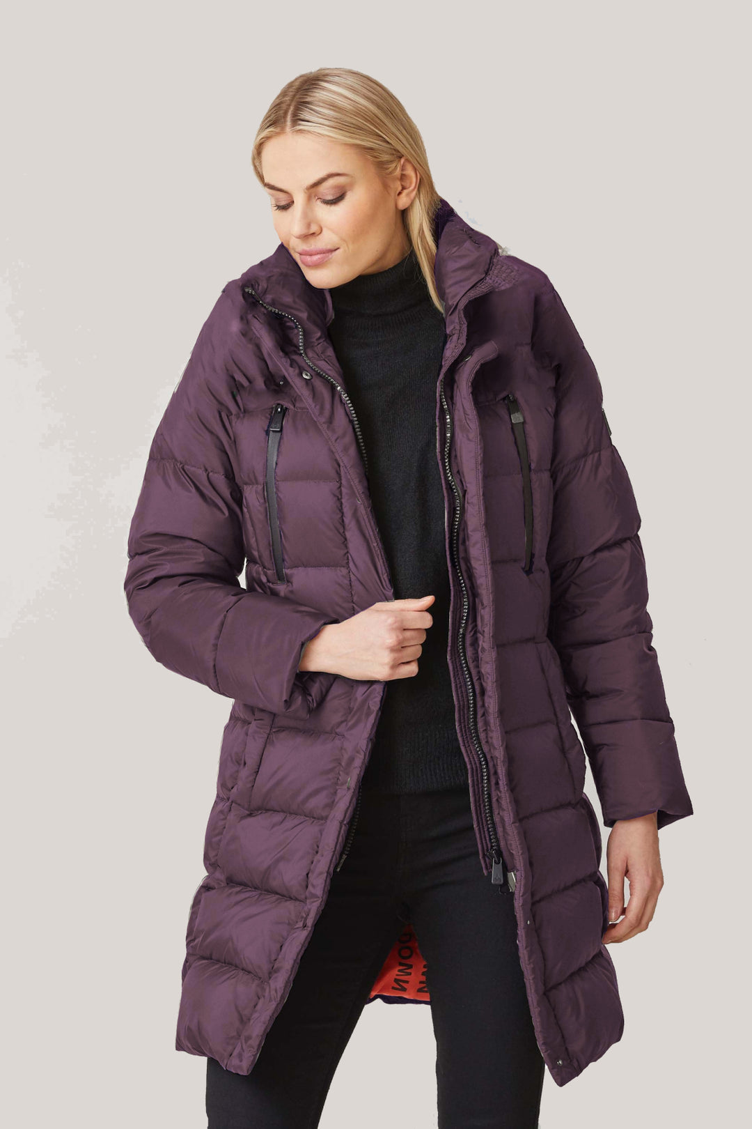 MADDY Down Coat with Removable Hood (No Fur) 2356 – LORNE'S COATS