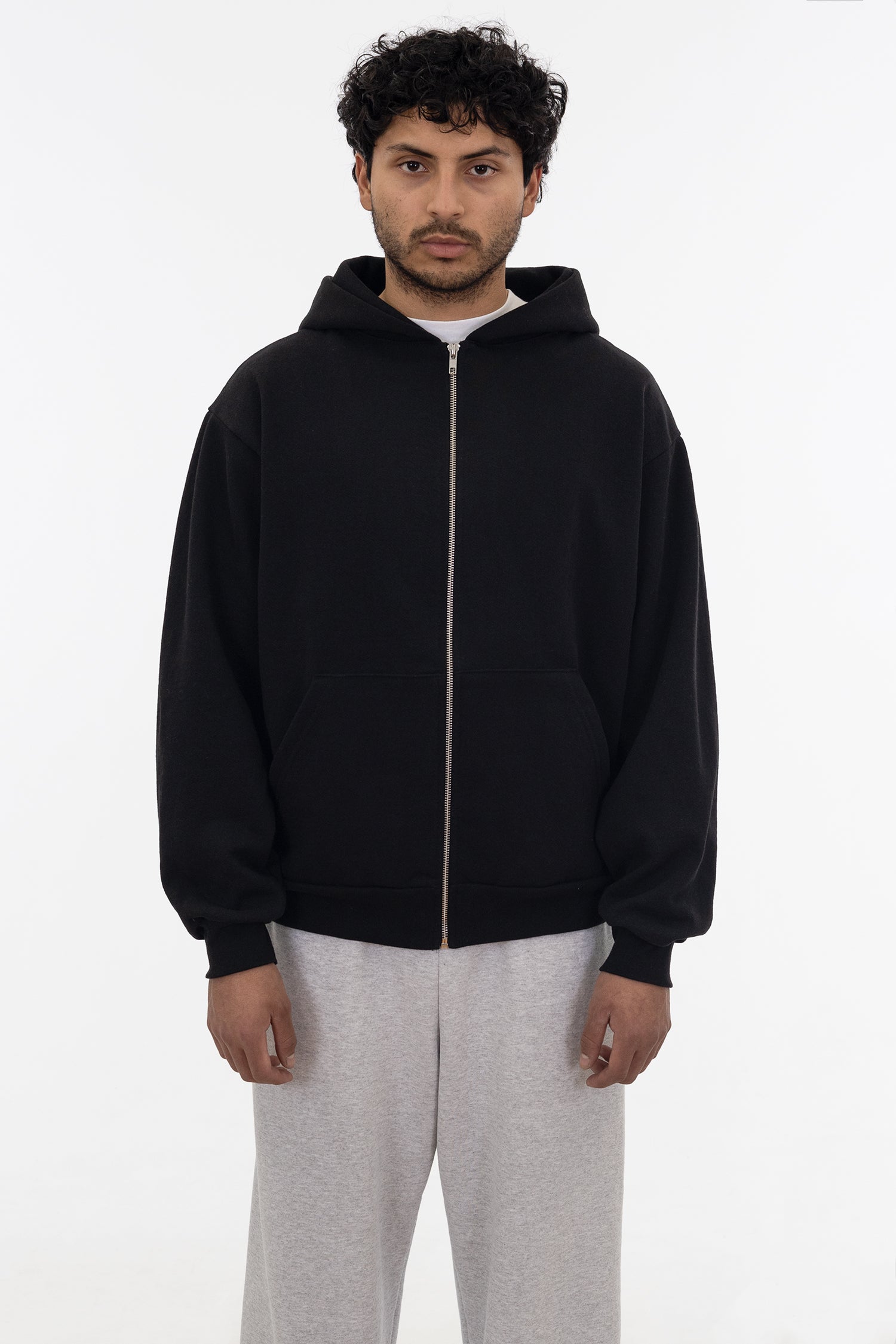 HF10 - Heavy Fleece Zip-Up Hoodie (Piece Dye) – Los Angeles Apparel