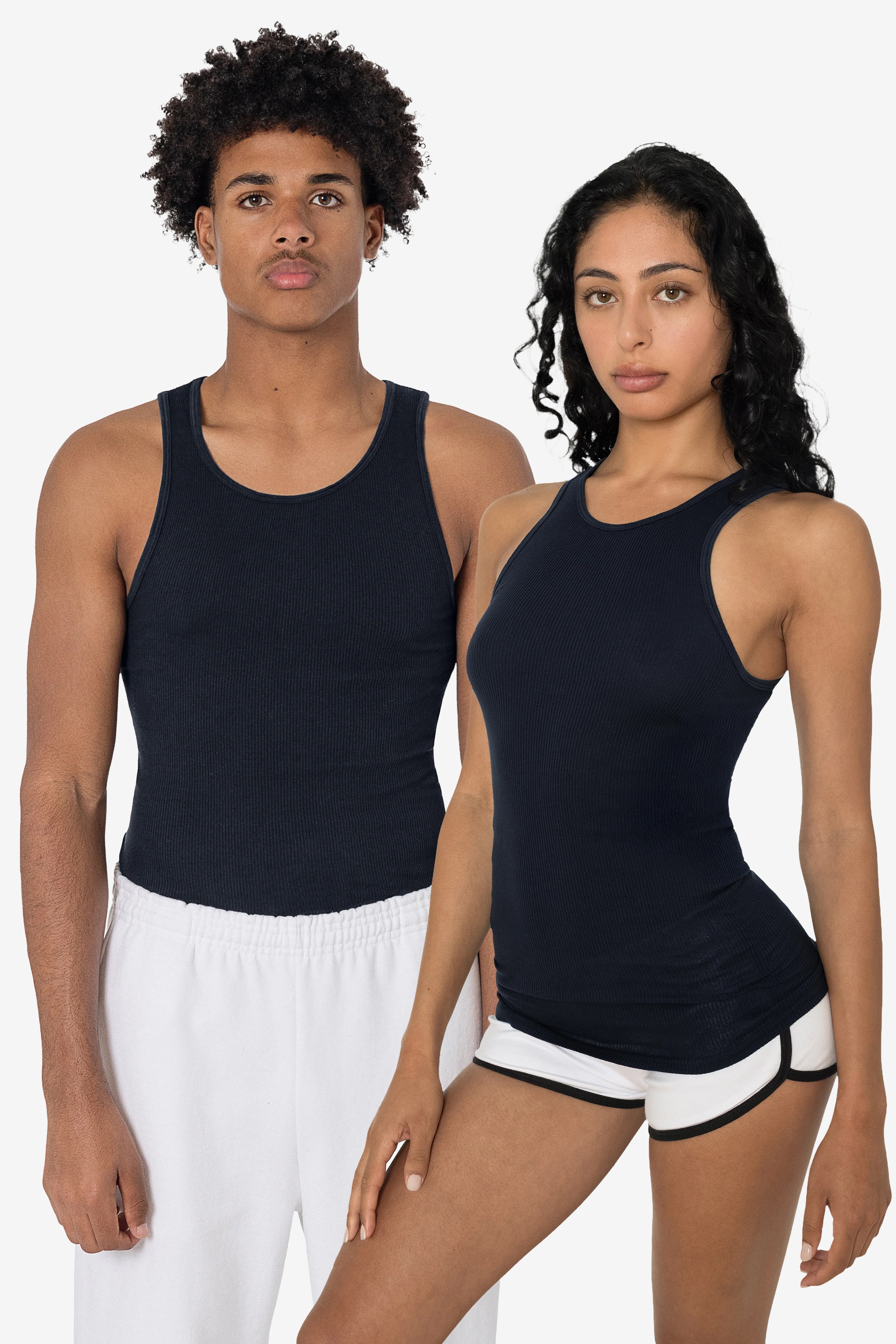 21X408GD - 2x1 Cotton Rib Tank – Los Angeles Apparel
