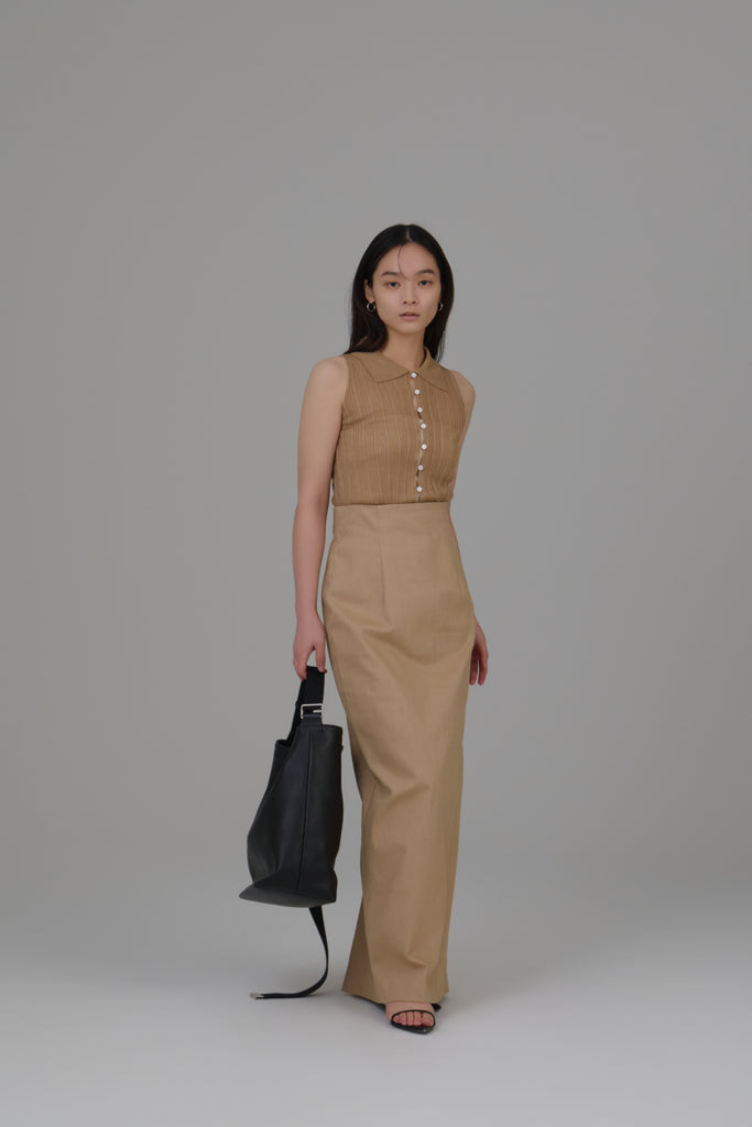 front button knit tops – louren store