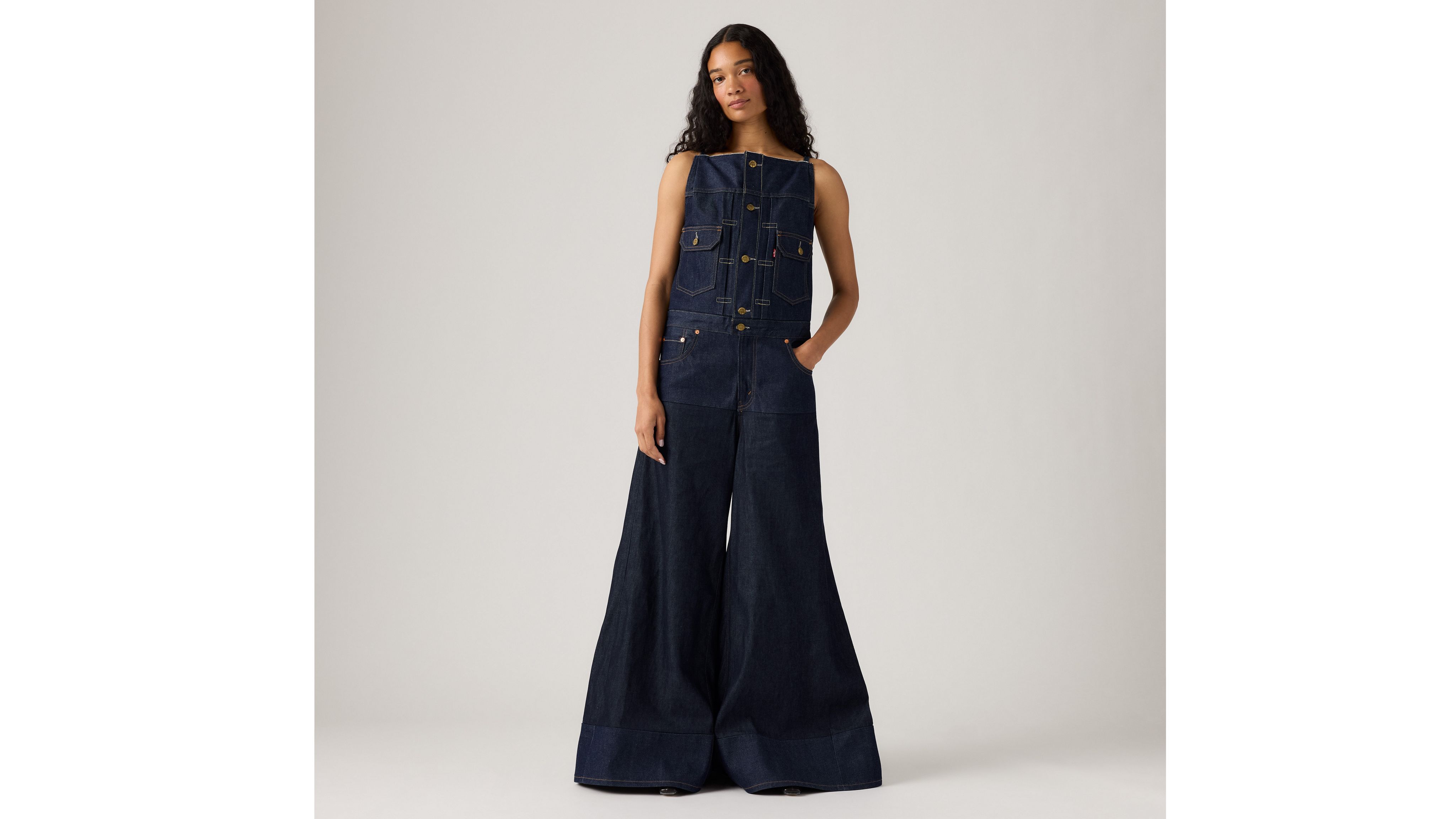 Levi's® X Sacai Women's Denim Jumpsuit - Dark Wash | Levi's® US